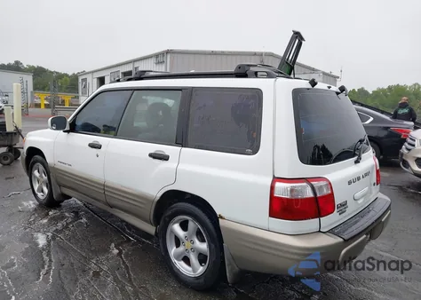 2001 Subaru Forester S из США, поврежденный, VIN JF1SF65541H743526